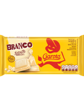 Chocolate Garoto Branco 80g