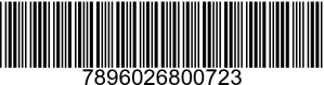 Papel Higiênico Paloma Folha Simples Neutro 12 rolos de 60m codigo de barras 7896026800723