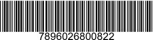 Papel Higiênico Paloma Folha Simples Neutro 16 rolos de 30m codigo de barras 7896026800822